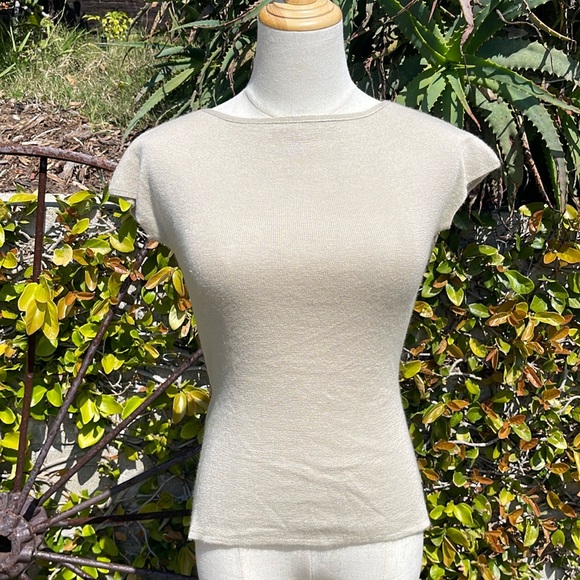 Donna Karan Tops - Donna Karan cashmere wrap top